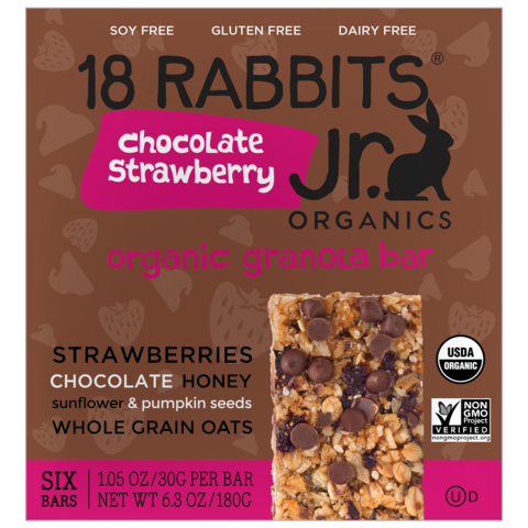Chocolate Strawberry Jr. Bar (6 bars / pack)